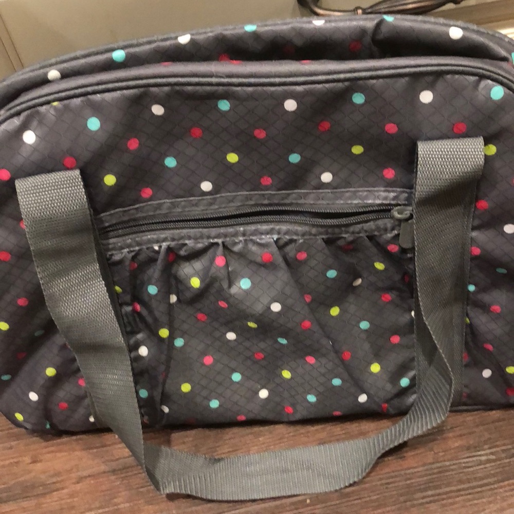 All in tote in confetti dot